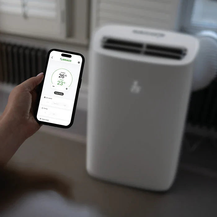 Meaco Cirro+ 16000 BTU Super Quiet Inverter Smart Portable Air Conditioner & Heater