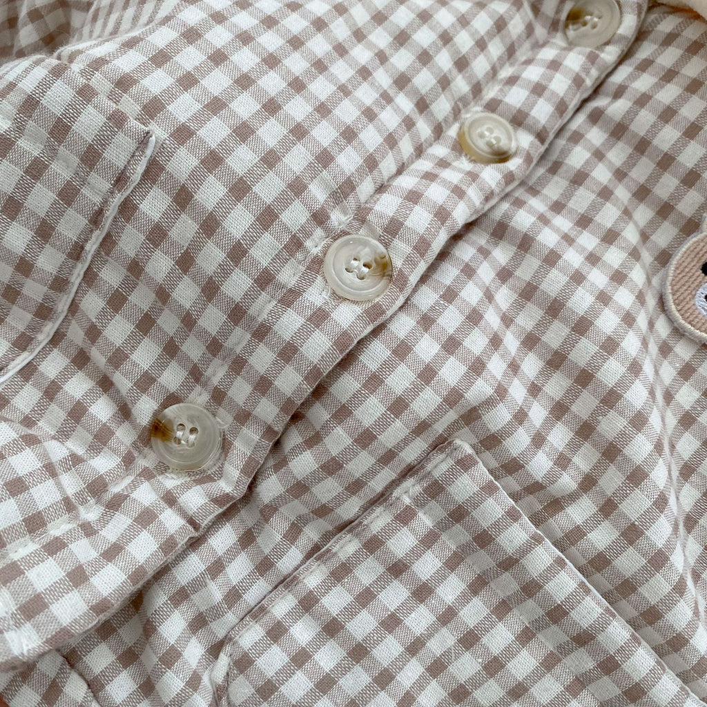 MyKids-USA® Baby Plaid Graphic Single Breasted Design Thickened Warm Winter Cotton Coat
