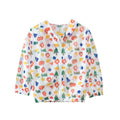 MyKids-USA® Baby Girl Floral Print Pattern Children Zipper Sunscreen Jacket With Hat
